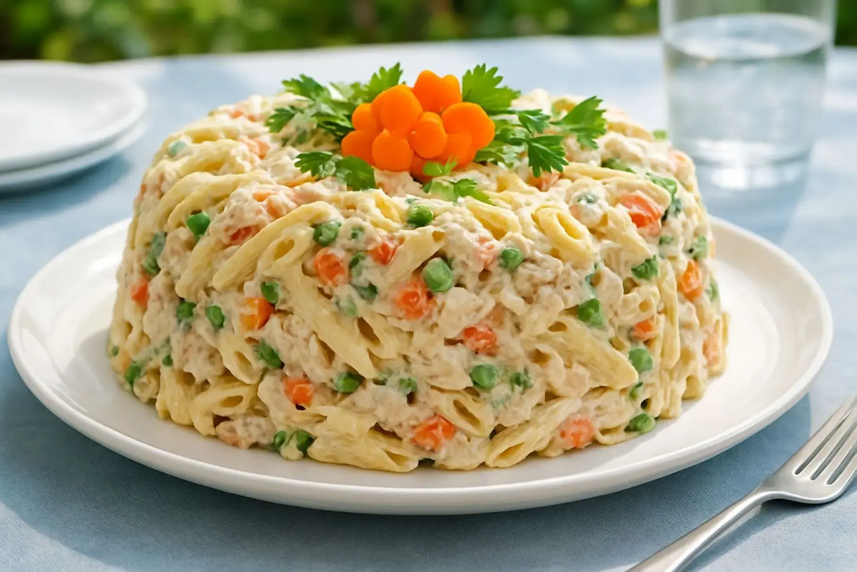 Torta fria de macarrão fácil Torta fria de macarrão fácil