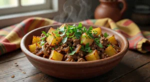 carne moída com batata