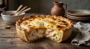torta de frango simples